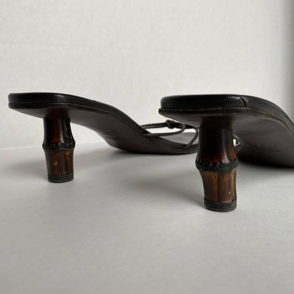 Gucci Tom Ford Bamboo Sandals - Picture 2 of 6